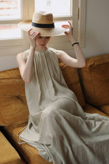 Slouchy Tie A-Line Dress