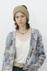 Retro Ethnic Jacquard Cardigan