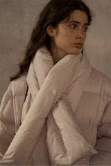 Double-Tube Cross Wrap Scarf