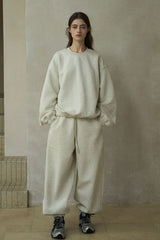 Relaxed Fit Twill Texture Pants