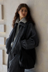 Boxy Bomber Jacket