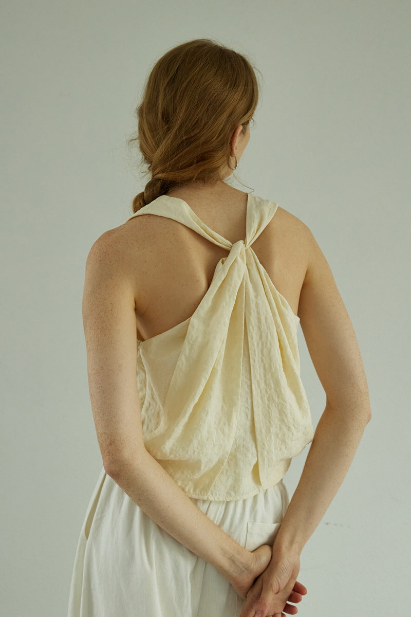Three-Dimensional Knot Tank Top