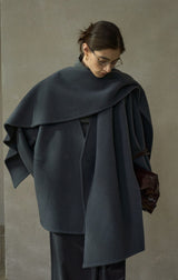 Soft Draped Autumn Scarf