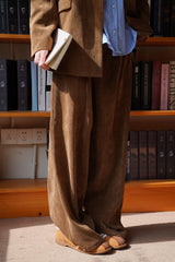 Vintage Loose Straight-Leg Trousers