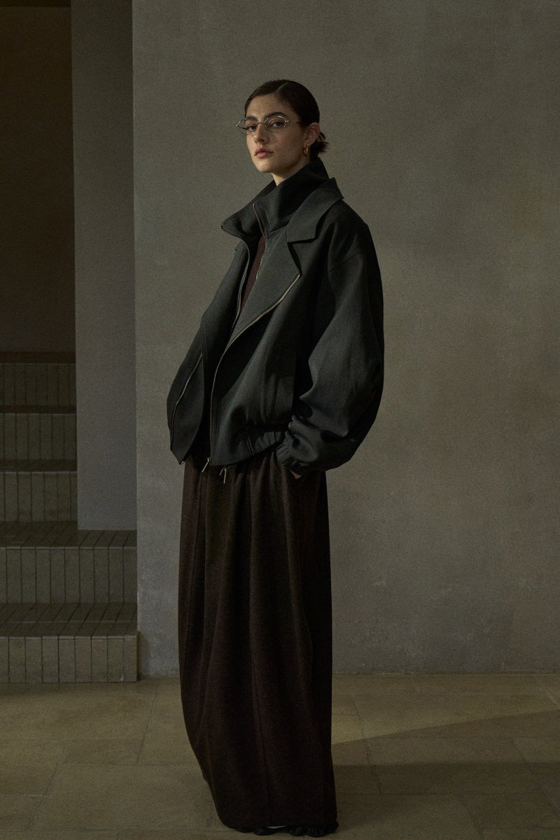 Double Zipper Silhouette Jacket