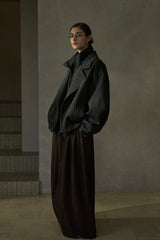 Double Zipper Silhouette Jacket