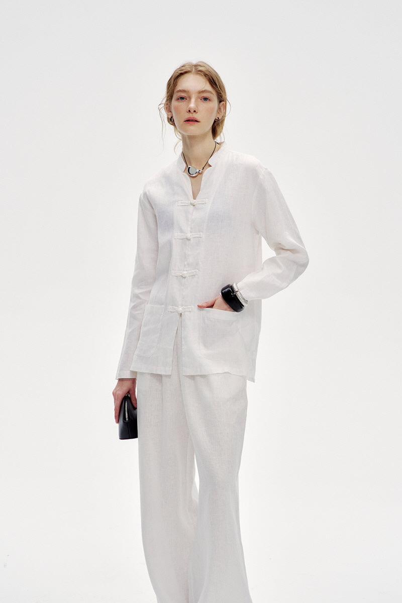 Lazy Wide-Leg Mop Pants