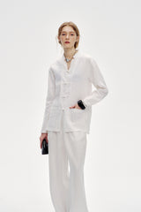 Lazy Wide-Leg Mop Pants