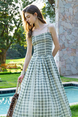 Pleated Slip Maxi Dress