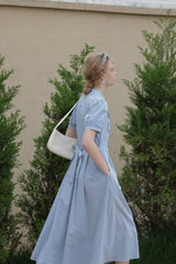 Vintage Single Breasted Shirt Dress