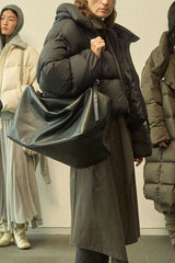 Hooded Cropped Puffer Jacket