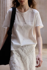 Casual Graphic Loose Half Sleeve Tee