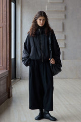 Simple Silhouette Hooded Jacket