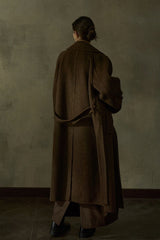 Waist-Lapel Reversible Duffle Coat