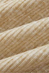 Asymmetrical Draped Pleated Knit Vest