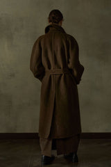 Waist-Lapel Reversible Duffle Coat