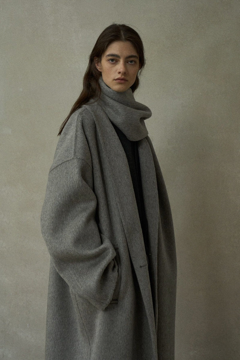 Lazy Collar Tweed Jacket