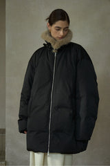 Loop-Neck Down Jacket
