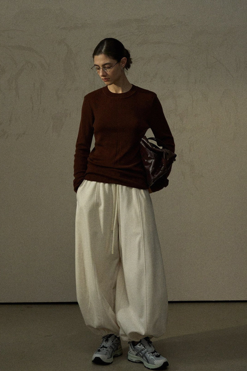 Volume Drawstring Slacks