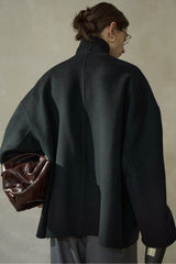 Loose Collar Short Jacket