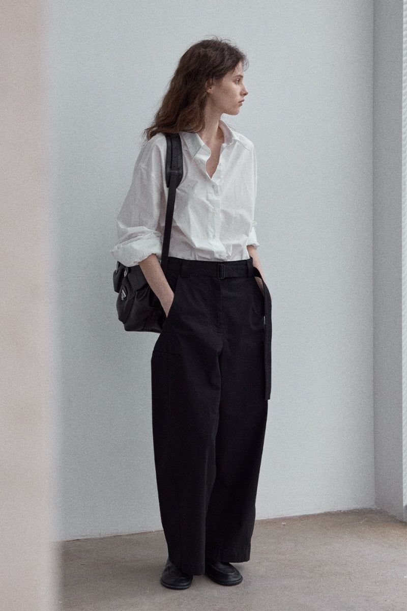 Lazy Lapel Long-Sleeved Shirt