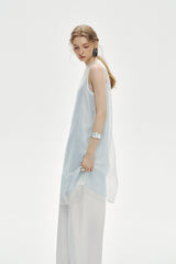 Layered Straight Sleeveless Dress