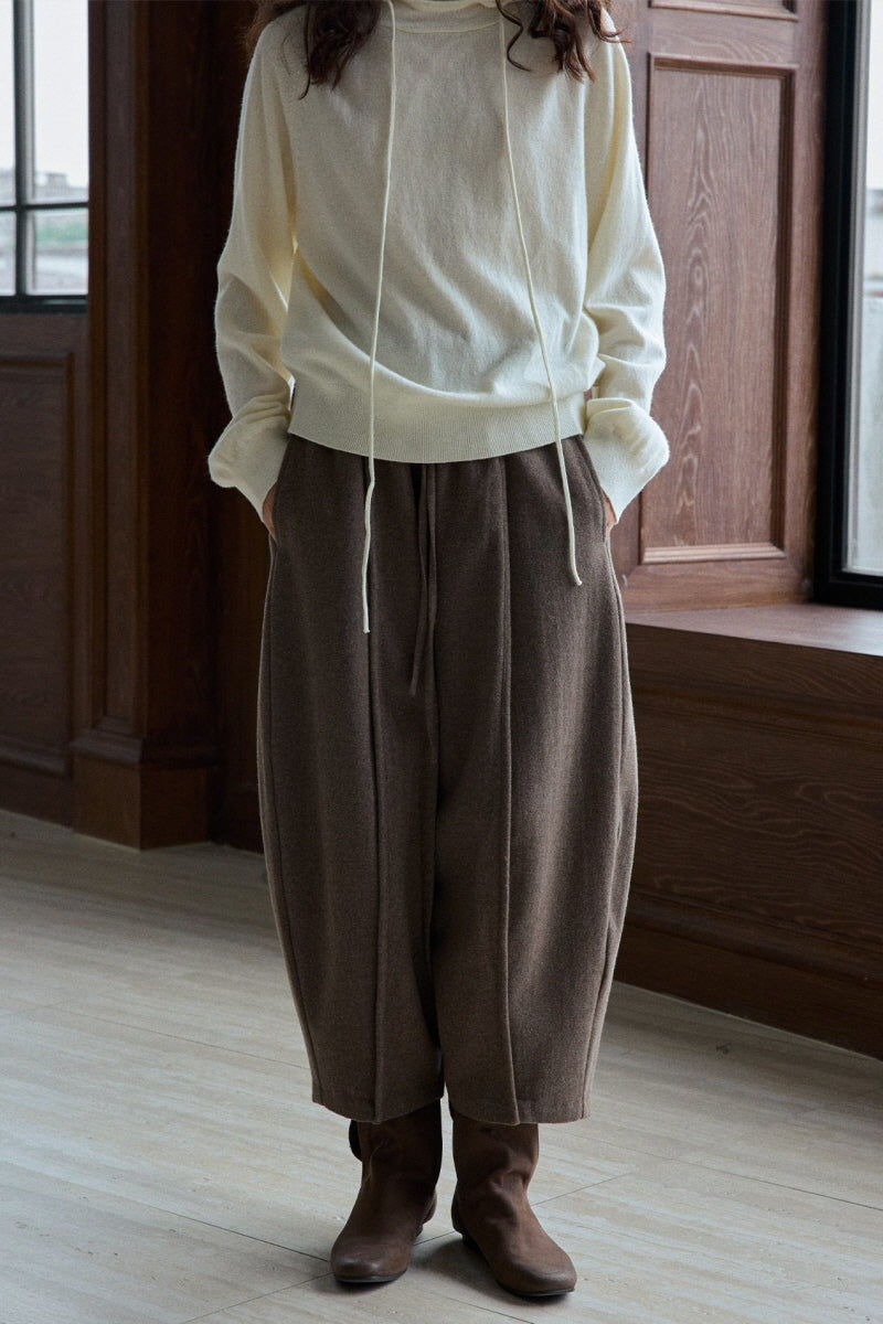 Drawstring Balloon Slacks