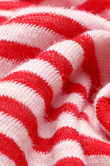 Relaxed Crewneck Striped Pullover