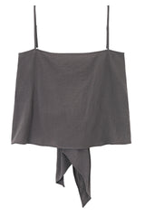 Slit Sleeveless Camisole Vest