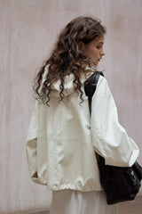 Loose Hooded Vintage Jacket