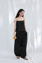 Slit Sleeveless Camisole Vest
