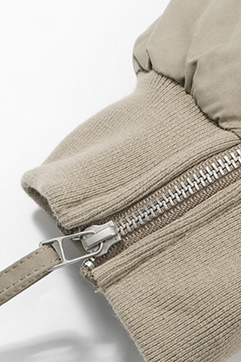 Pocket Zipper Baseball Jacket