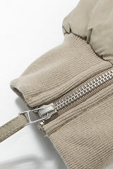 Pocket Zipper Baseball Jacket