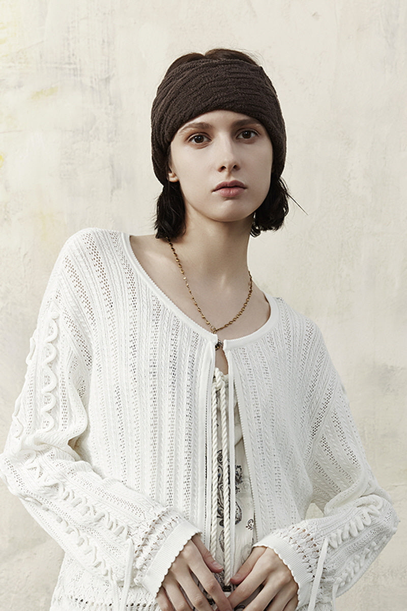 U-Neck Loose Cardigan