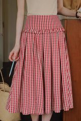 Fungus Edge High Waist A-Line Skirt