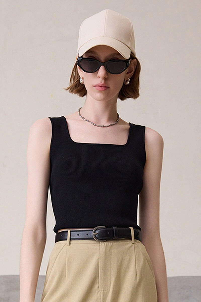 Summer Simple Basic Knit Vest