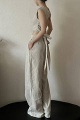 Wide-Leg Pants & Back Tie Top