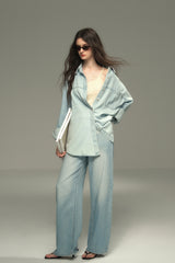 Loose Wash Denim Shirt