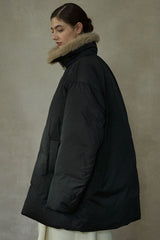 Loop-Neck Down Jacket