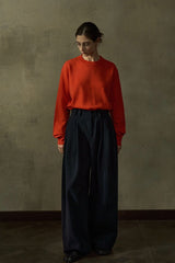 Minimalist Crew Neck Knitted Base Layer