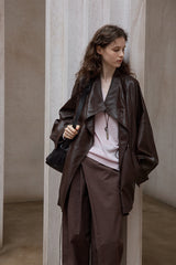 Waist-Tucked Vintage Loose Jacket
