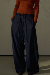 Lazy Wide-Leg Slacks