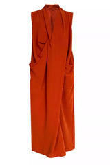 Irregular Sleeveless Goddess Long Dress