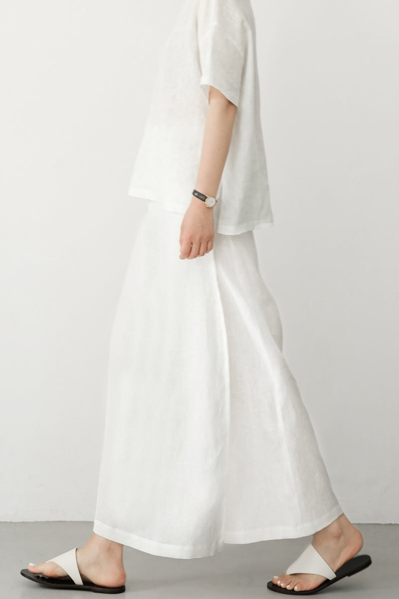Lace-Up Wrap Skirt