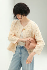 Three-Dimensional Cutout Jacket