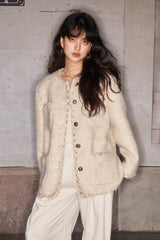 Fringed Cropped Jacket