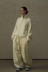 Half-Zip Turtleneck Sweater