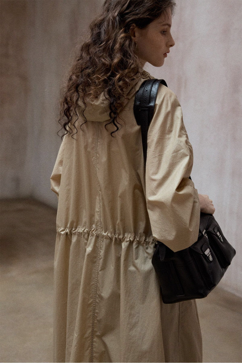 Relaxed Silhouette Trench Coat