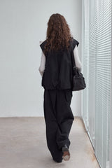 Semi-Turtleneck Knitted Sweater