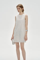 Loose Fit Sleeveless Cut-Out Vest Dress